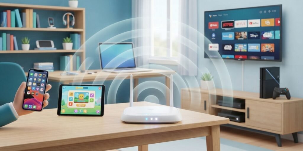 Common devices connected to WiFi