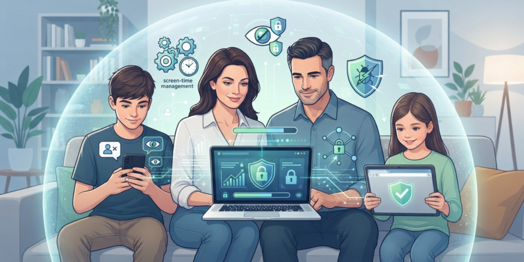 Internet safety tools and parental controls for families