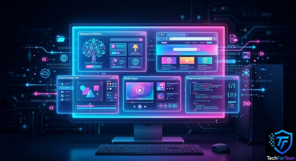 How computer software provides instructions that allow hardware to run applications, programs, and digital tasks.