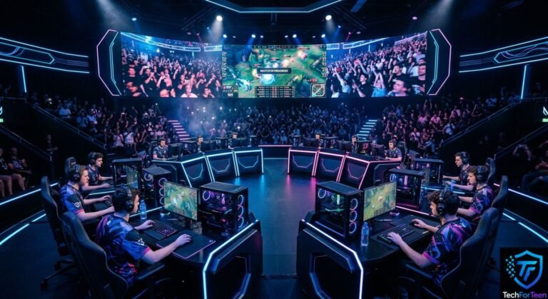 What Is E-Sports - professional gamers competing in an esports tournament