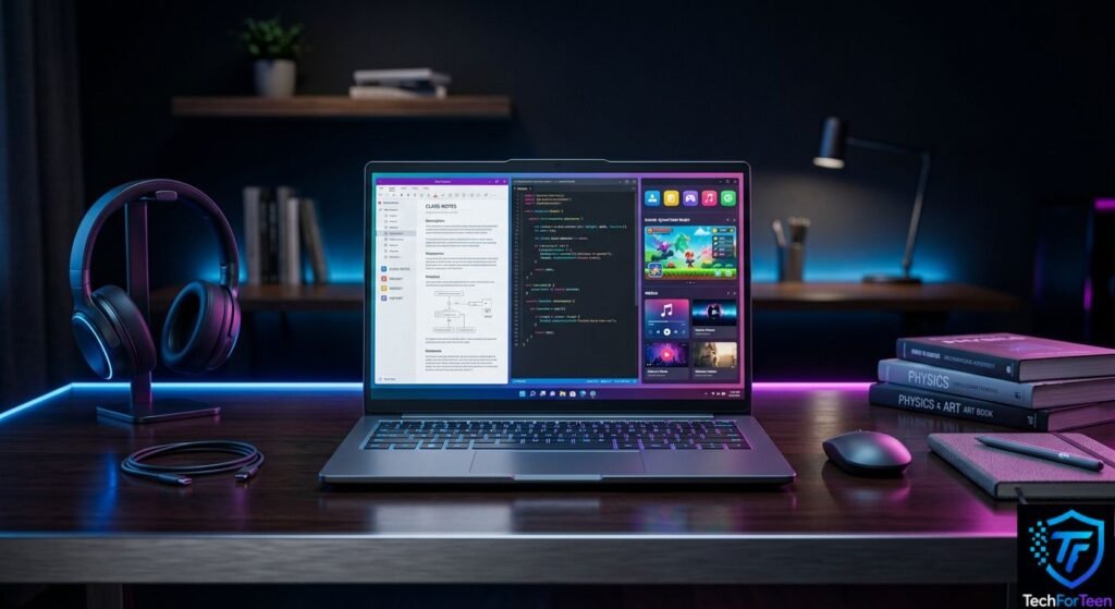 Modern budget laptop for students and everyday use