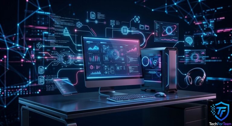 How computers process information, run programs, store data, and help people complete everyday tasks.