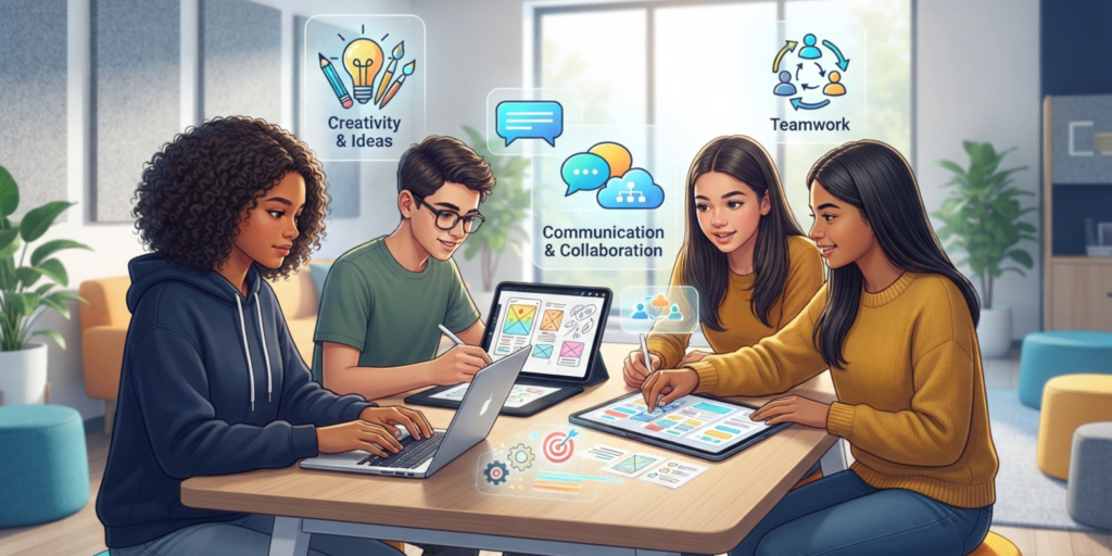creativity and teamwork skills for students