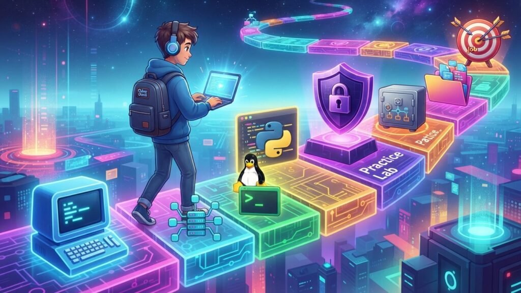 Cybersecurity learning roadmap for teens