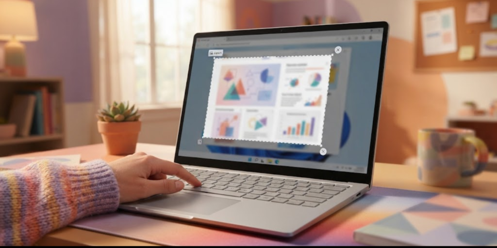 Taking a screenshot on a Windows laptop