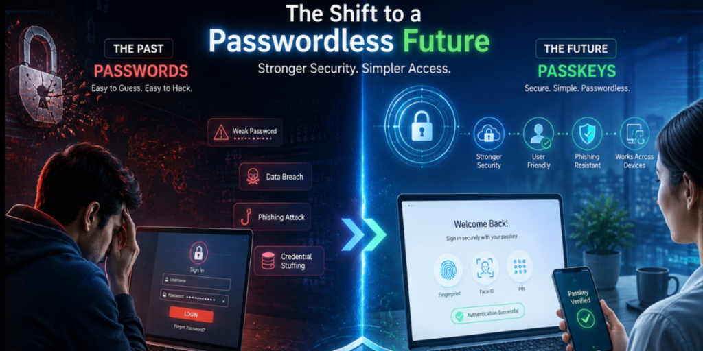 sue passkey for secure future login
