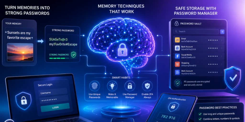some smart ways to always remember your password